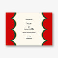 Intarsia Scallop Greeting Card