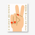 Peace Sign Card