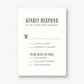Nouveau Tulips Response Card