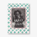 Quilted Wreath Frame Holiday Photo Card