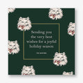 Ribbon Kitten Holiday Card