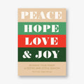 Peace and Joy Holiday Card