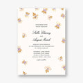 Petal Cascade Wedding Invitation