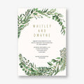 Verde Wedding Invitation