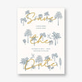 Fronds of Paradise Save the Date Card