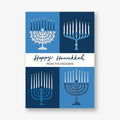 Menorahs Holiday Photo Card