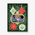 Christmas Bulbs Holiday Photo Card