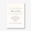Good Vines Wedding Invitation
