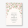 In the Cosmos Cream Wedding Invitation