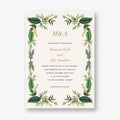 Evergreen Bough Wedding Invitation