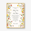 Wild Petals Wedding Invitaiton