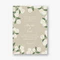Framed Hydrangea Wedding Invitation