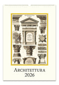2026 Cavallini Architecttura Wall Calendar
