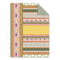 Folk Pattern Double-Sided Flat Wrap