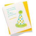 Endless Possibilities Letterpress Birthday Card