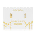 Charm Garden - Hoop Earrings- Gold