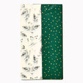 Green/Cream Botanical Tissue S/8