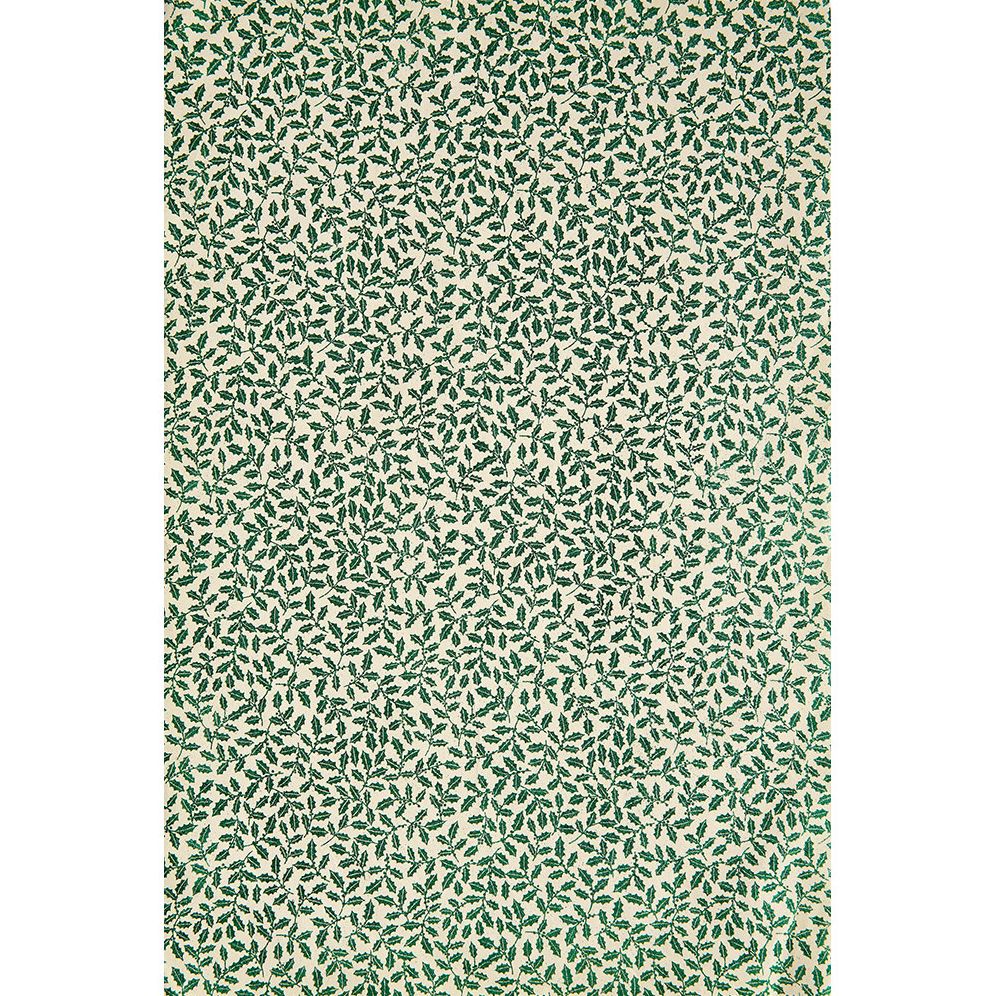 Holiday Glitter Leaves Handmade Paper