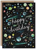 Outer Space Birthday Card