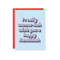 Hanukkah Really Wanna-kah Card