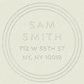 Triple Stripe Border Custom Embosser and Embossing Tool