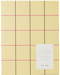 UMA Yellow Check Flat-lay Notebook