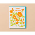 Poppy Birthday Card