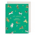 Off Leash Birthday Greeting Card