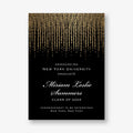 Foil Chandelier Graduation Announcement