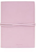 Lilac Grain Leather Journal with Tie Wraps