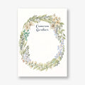 Spring Branch Wreath Stationery