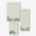 Wildflower Field Mixed Personalized Notepad Set