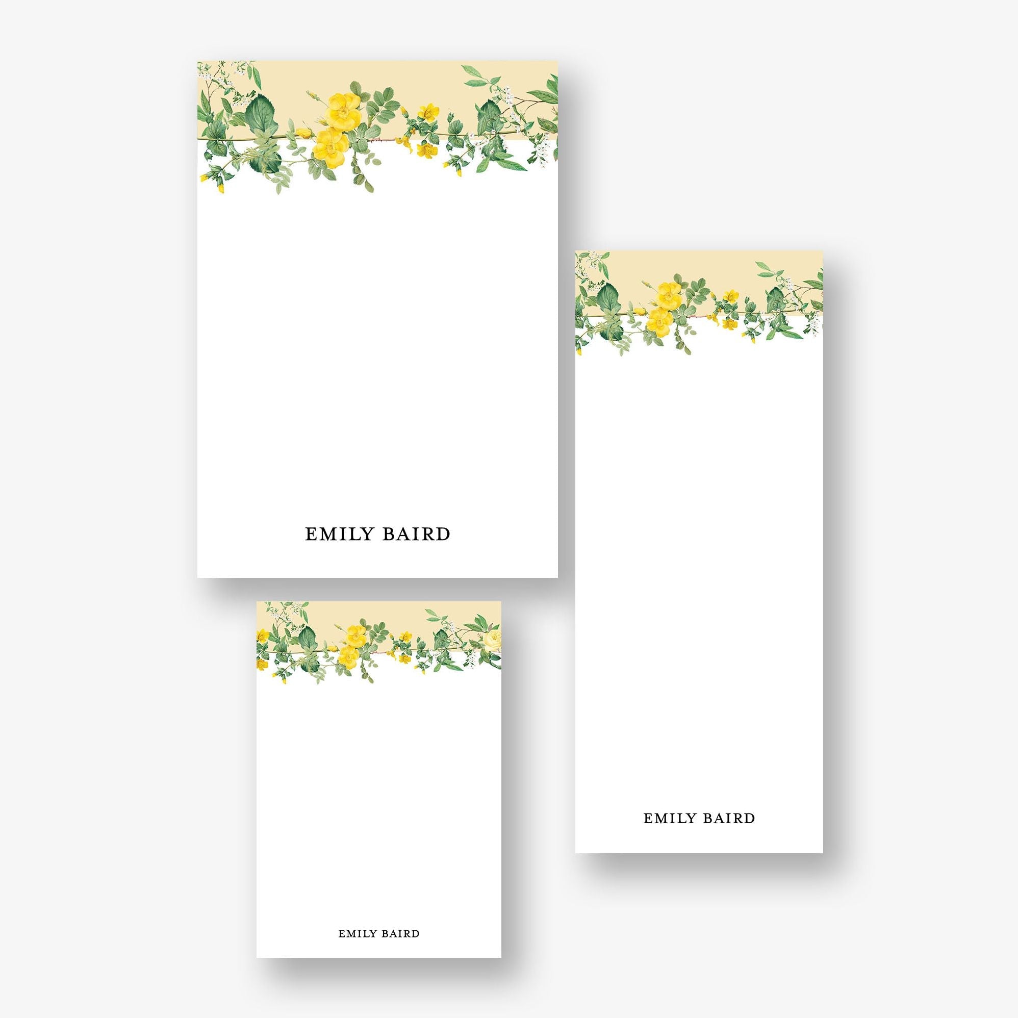 Little Greenhouse Personalized Mixed Notepad Set