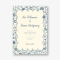 Delft Blue Wedding Invitation