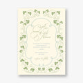 Lucky Clovers Wedding Invitation