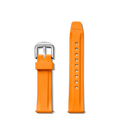 20mm Orange Rubber Watch Strap - Orange