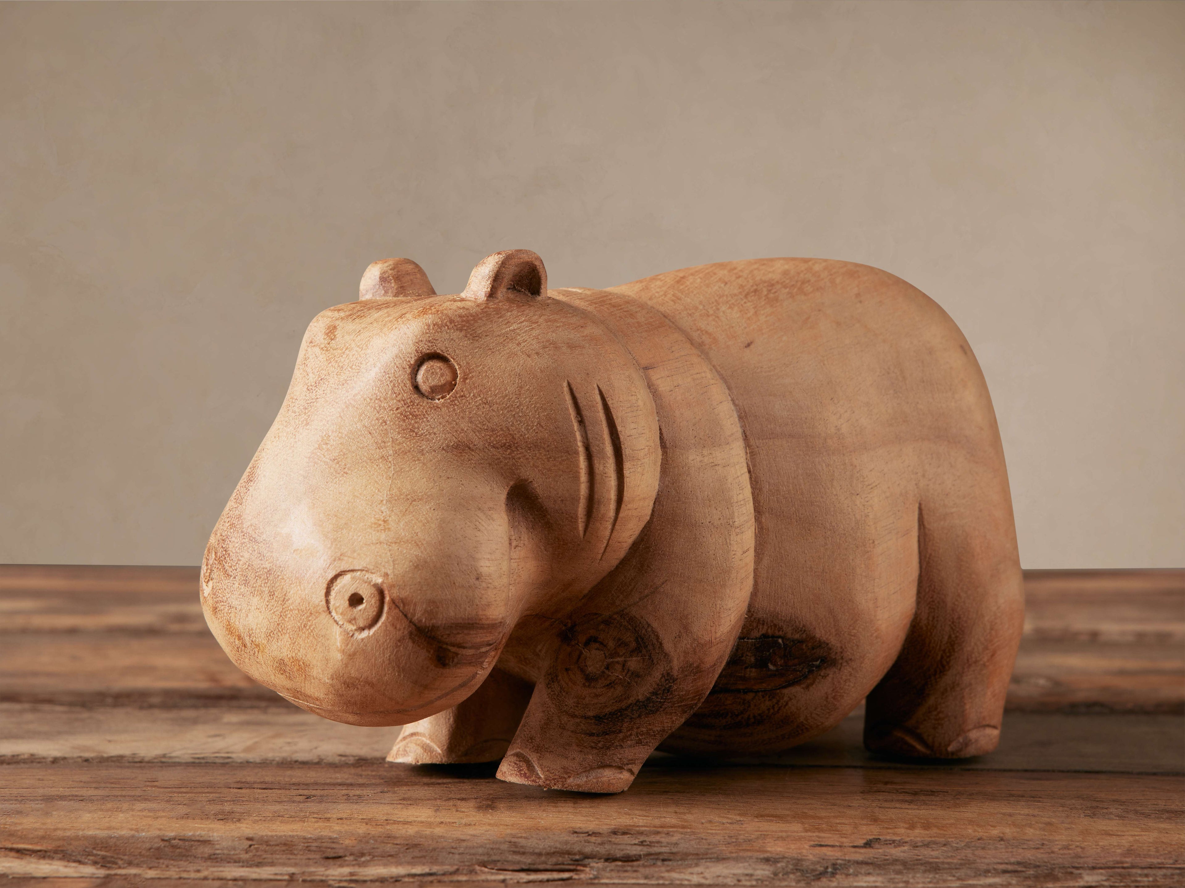 Wooden Hippo