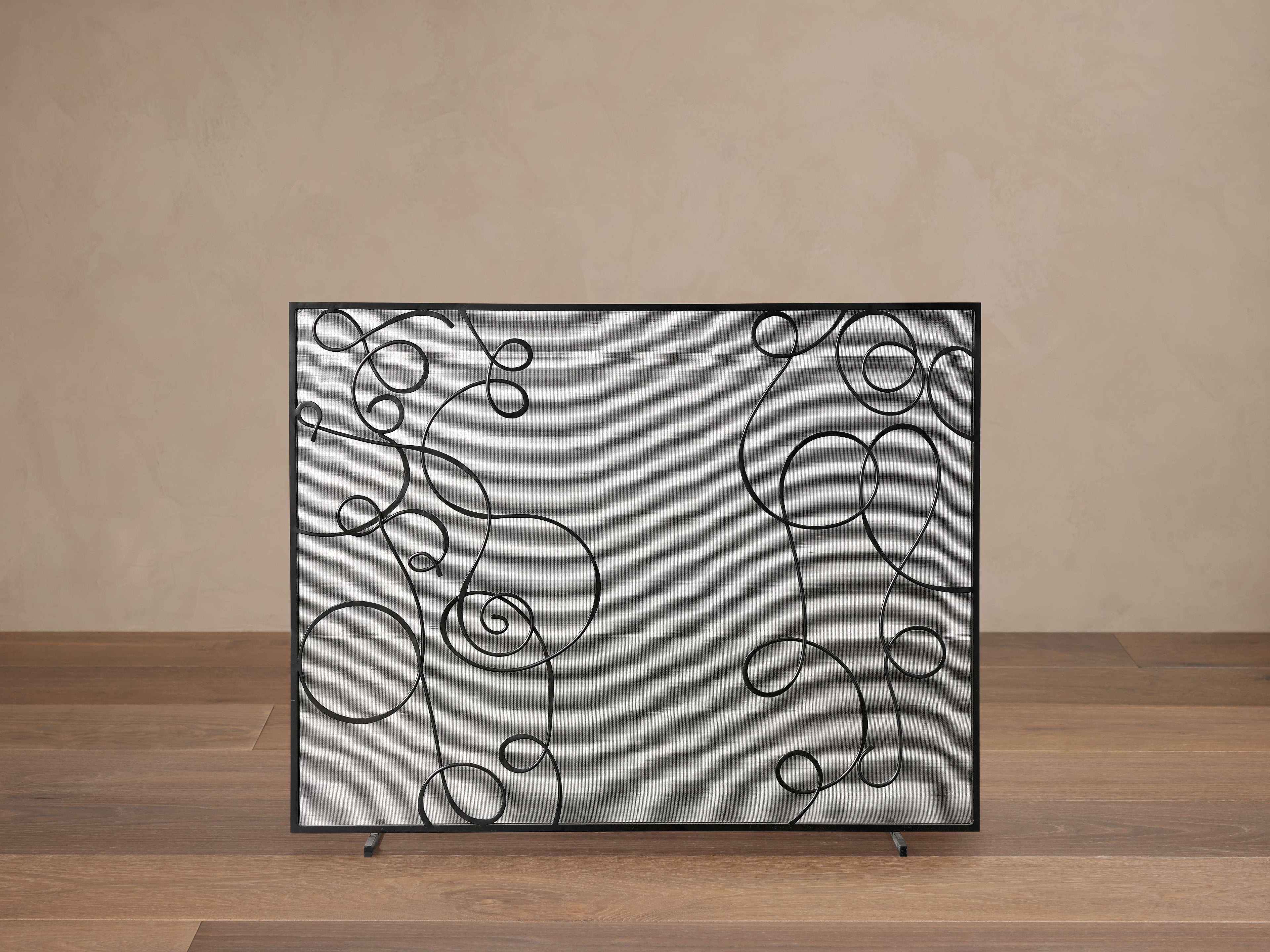 Asymmetrical Fireplace Screen