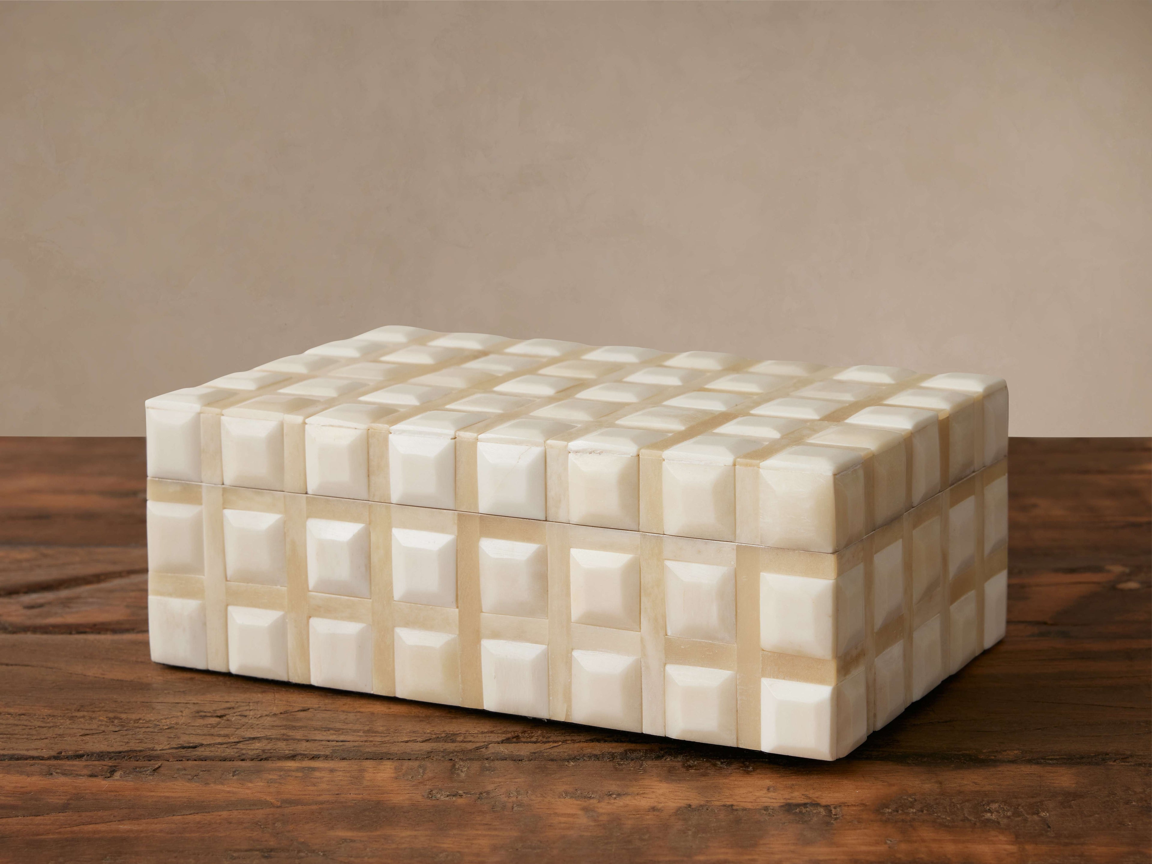 Jimena Striped Rectangular Box