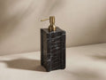 Aster Soap Dispenser in Black Marquina