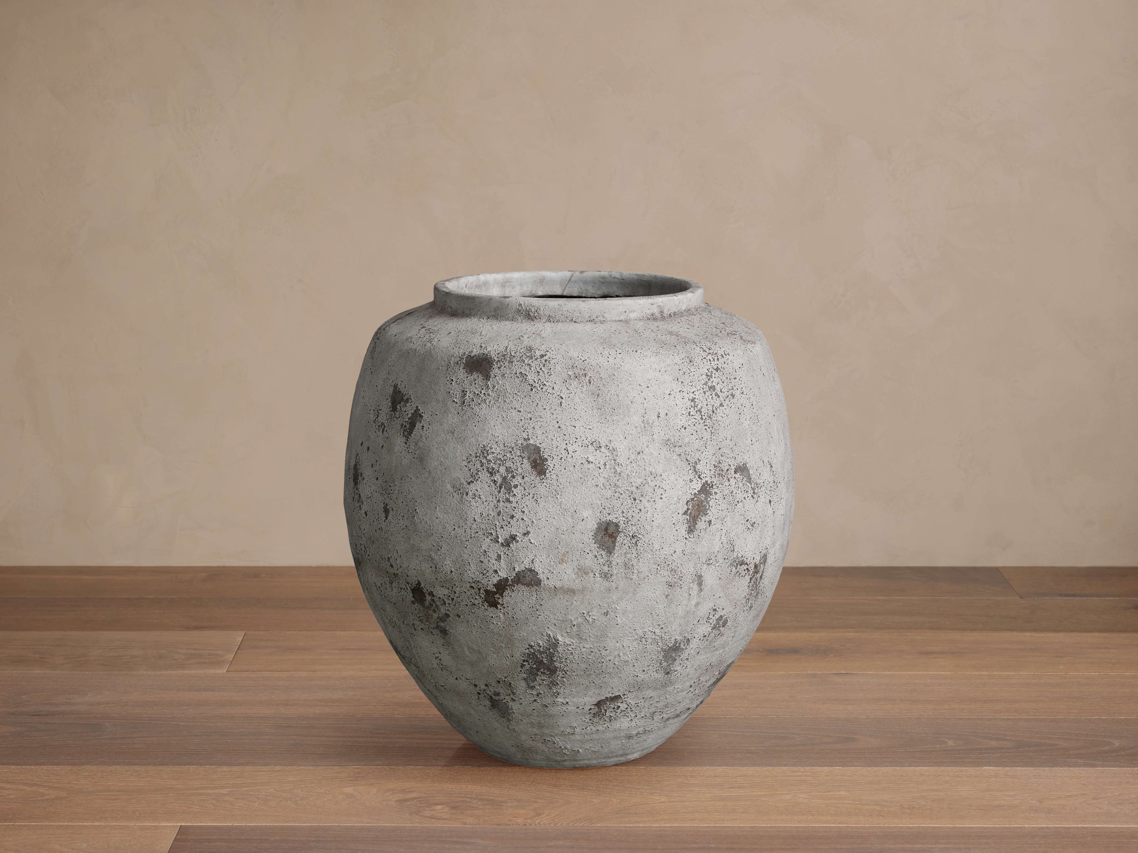 Large Rustic Grey Vessel
