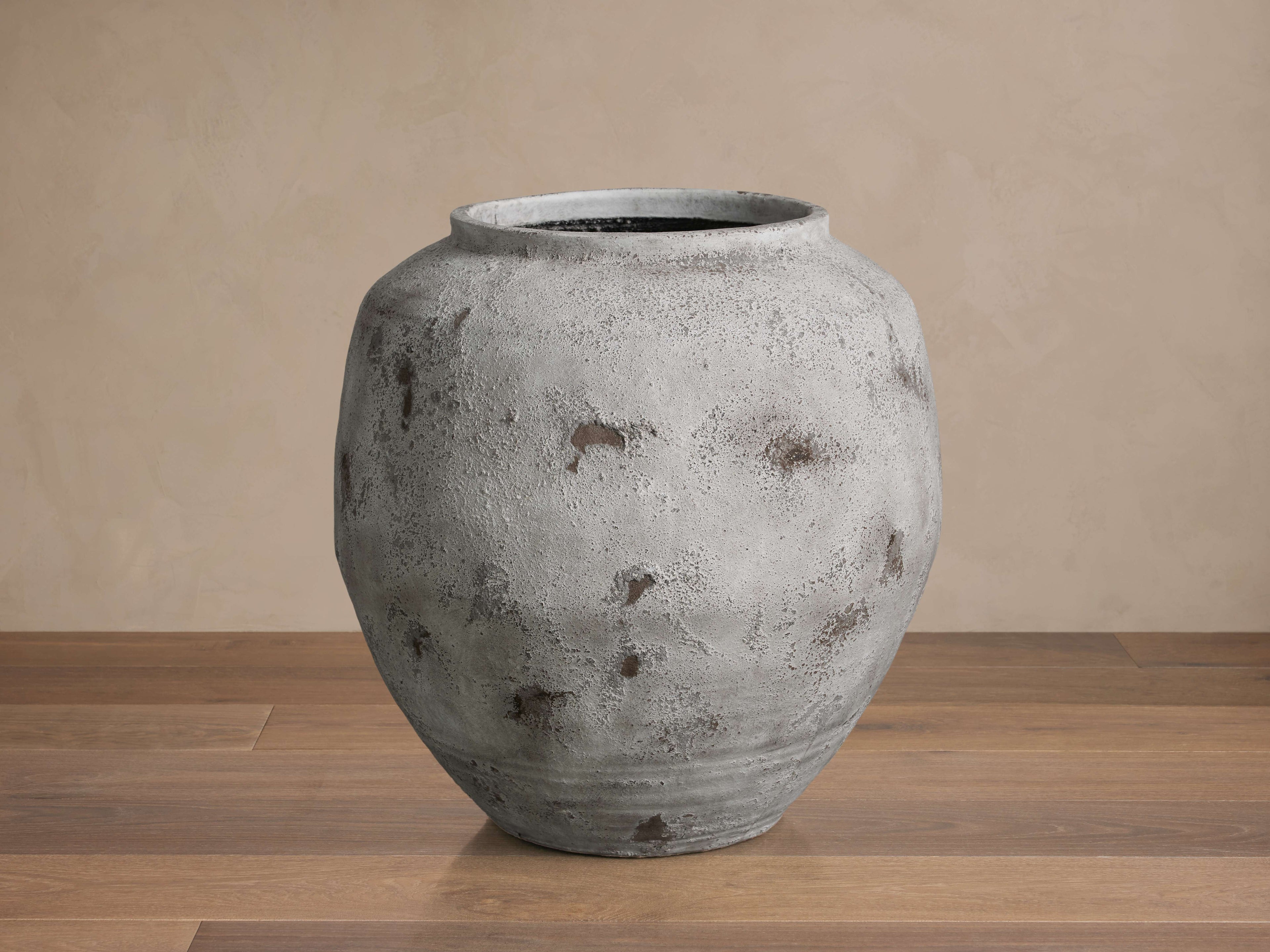 Rustic Grey Vessel