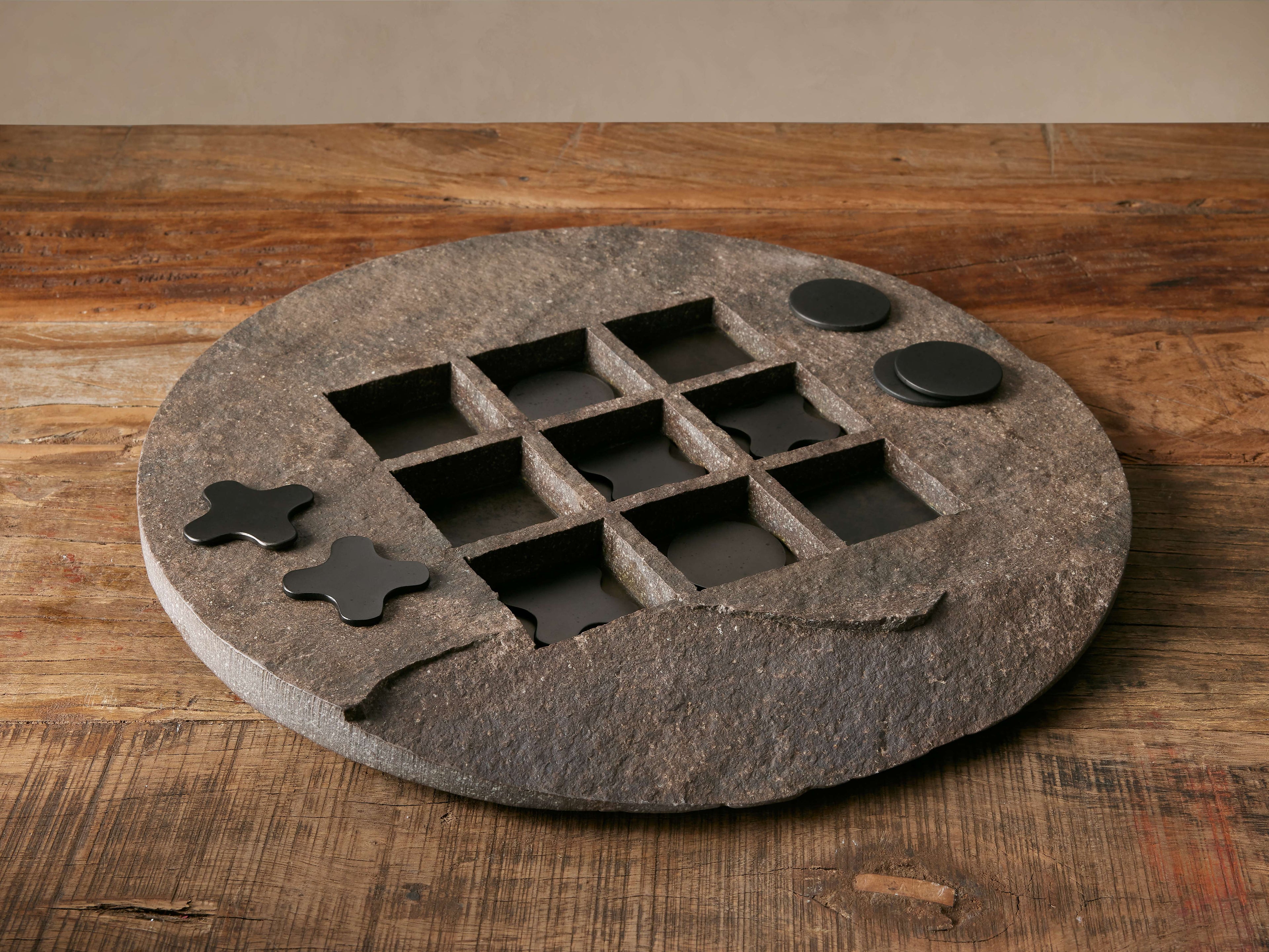 Stone Tic-Tac-Toe