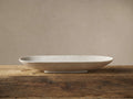 White Marble Oval Bowl
