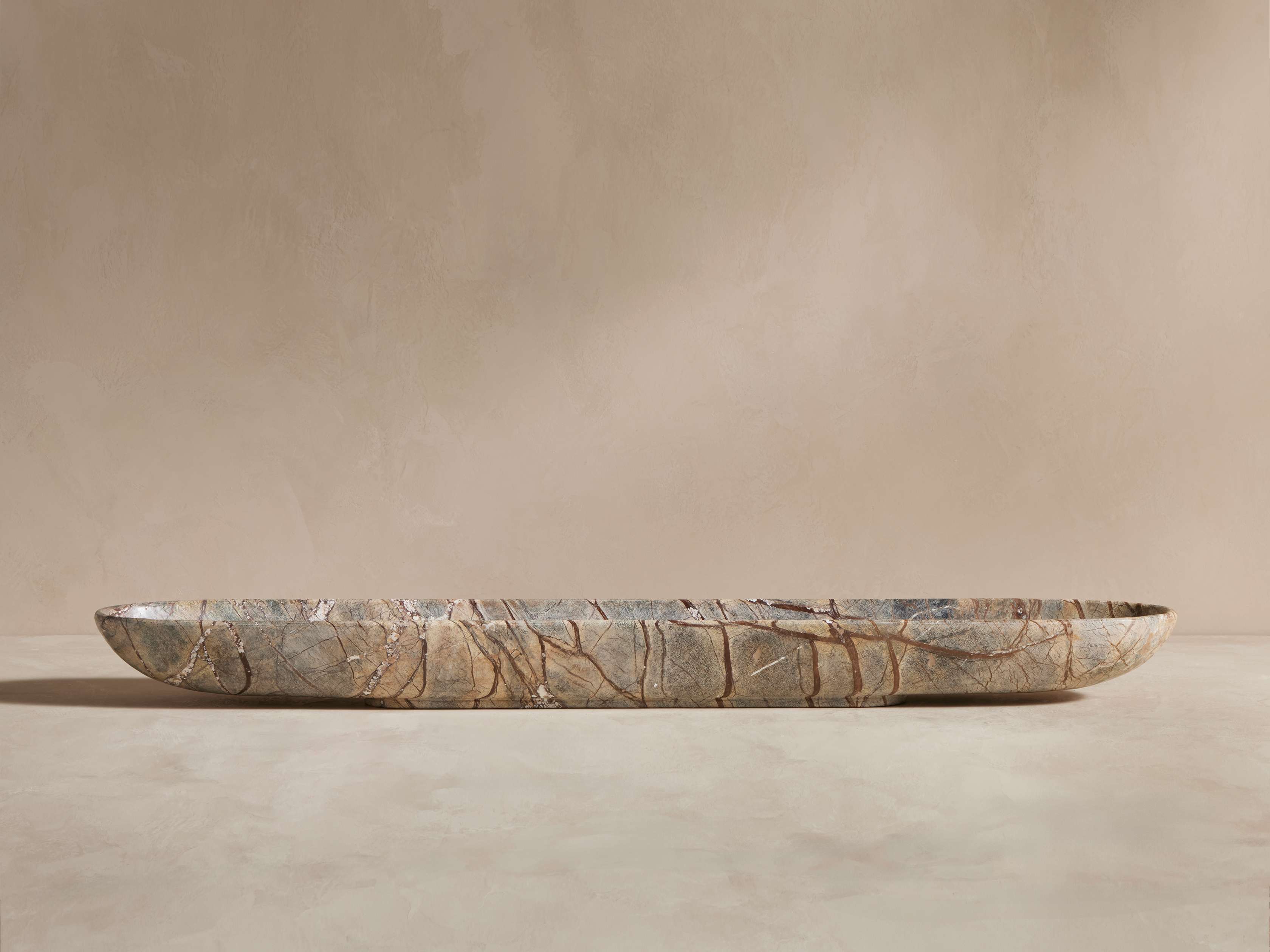 Omo Marble Oval Bowl