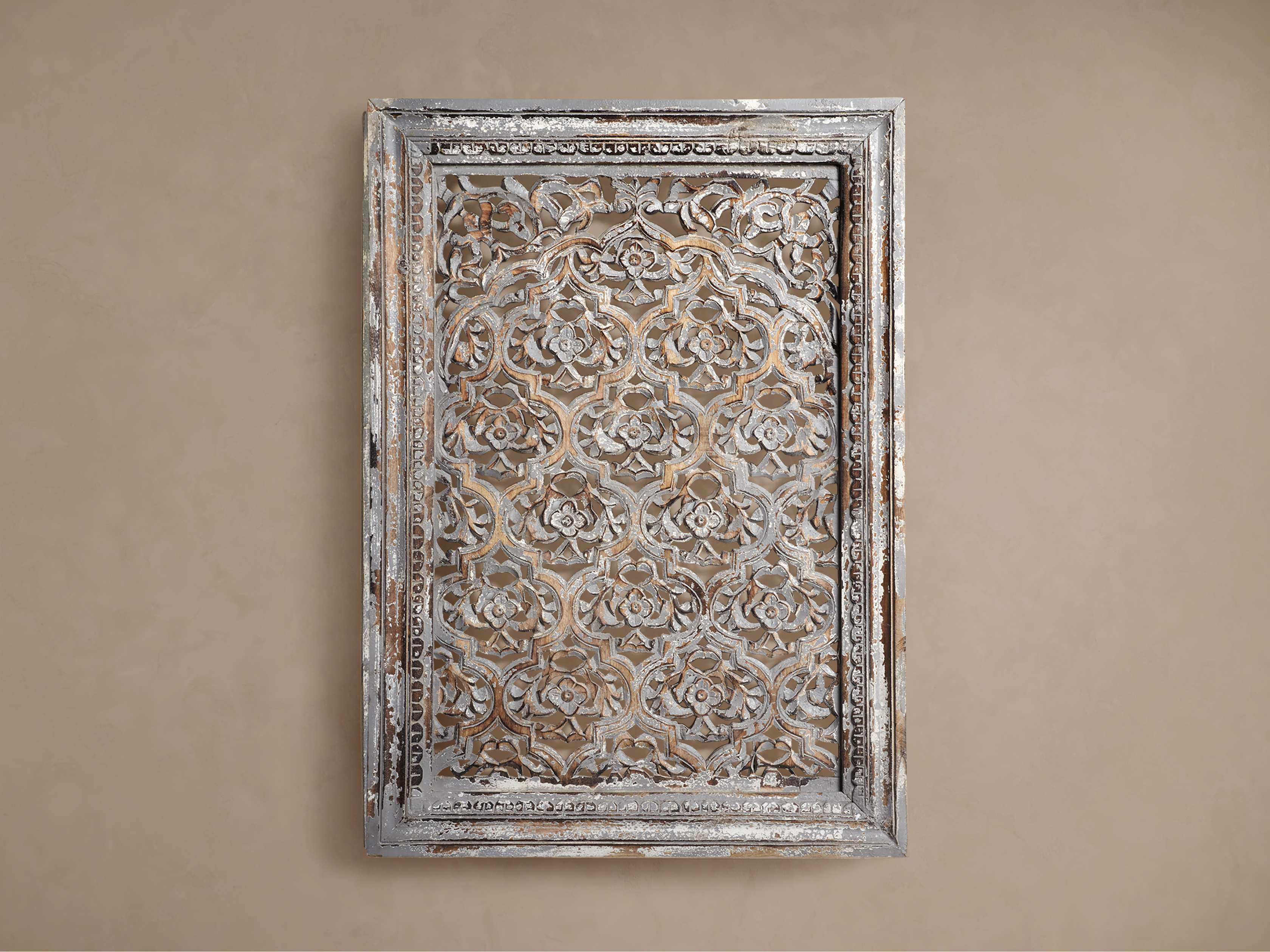 Sukho Flora Carved Panel