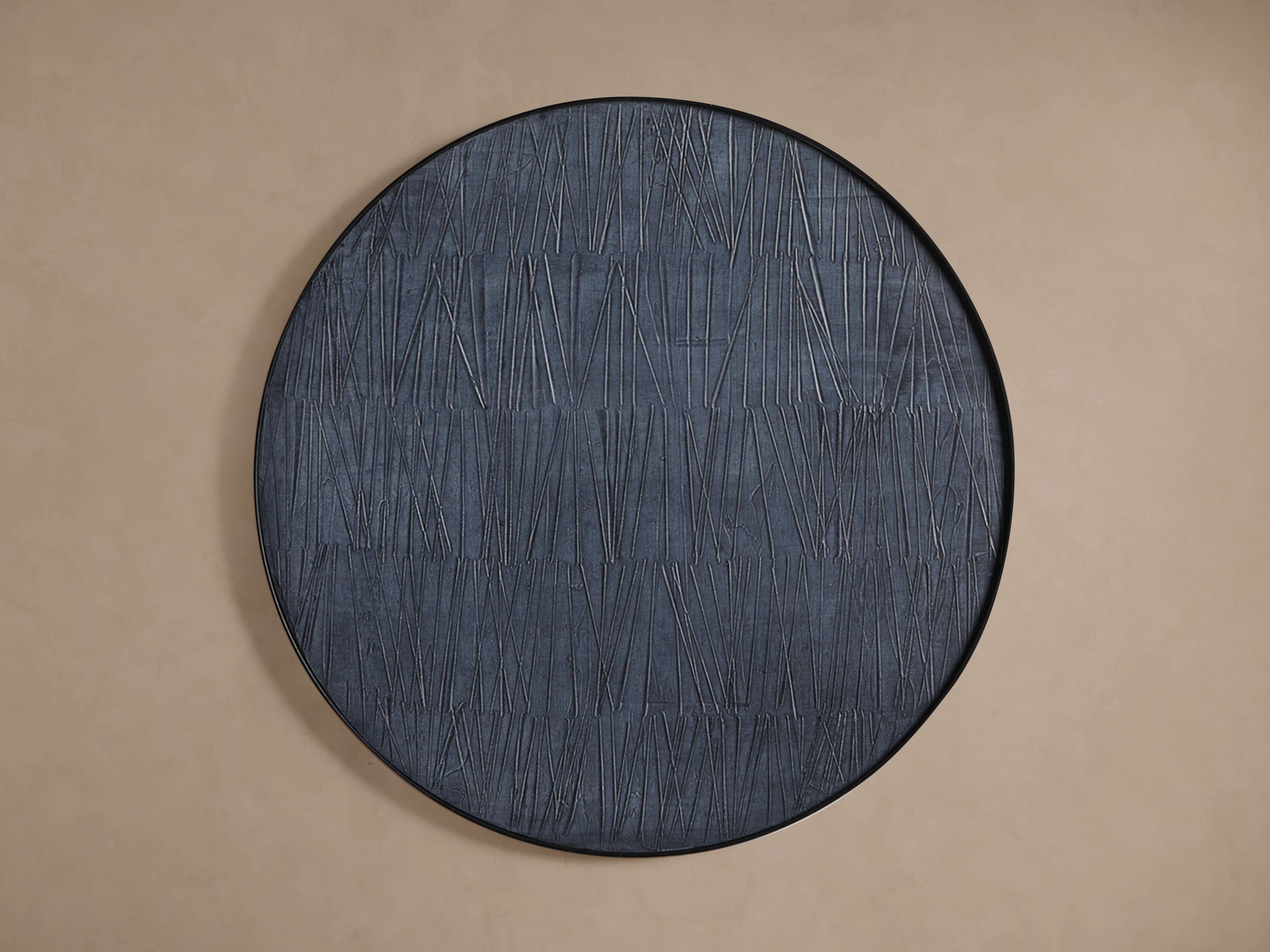 Blue Hatch Wall Art