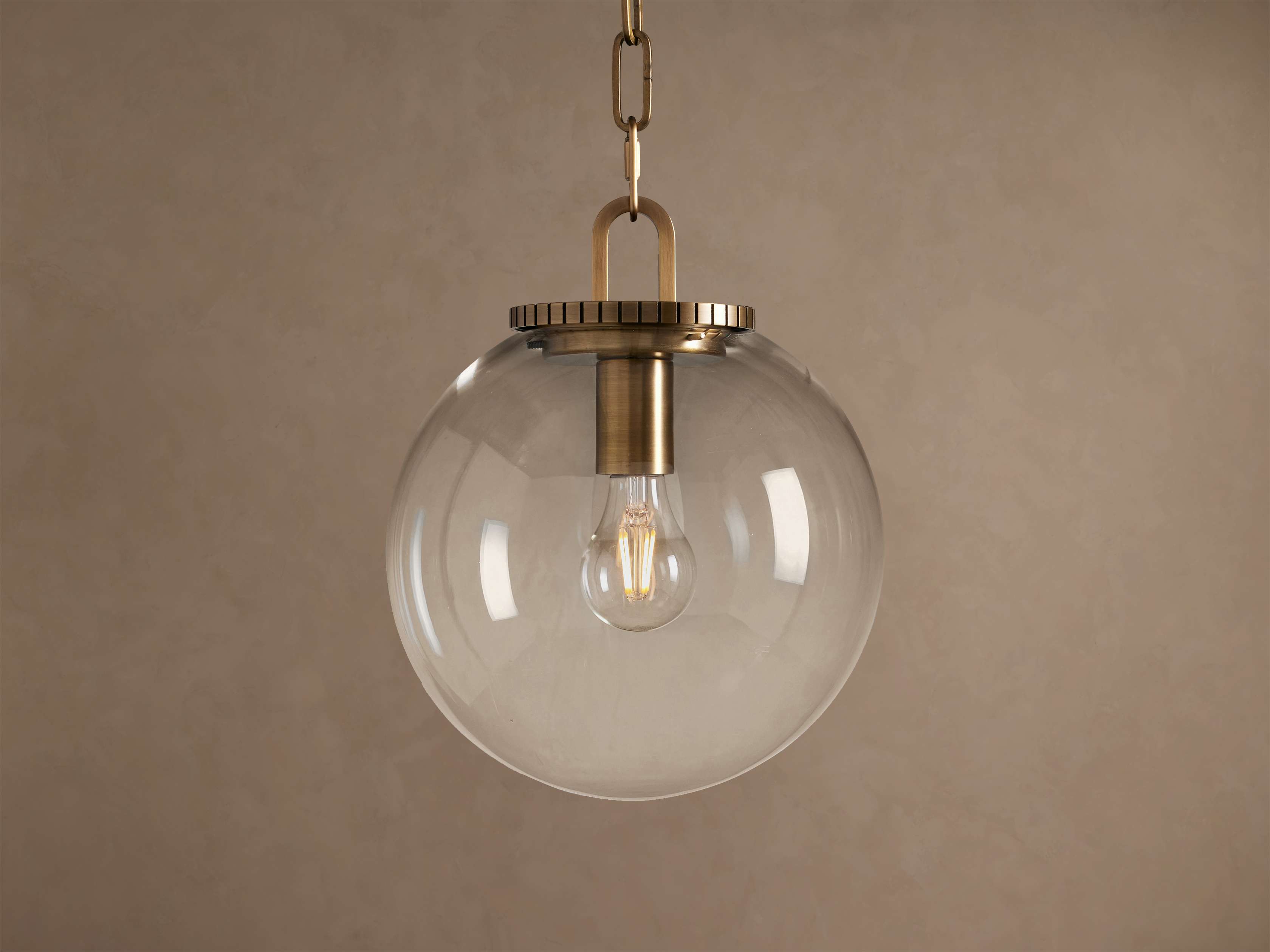 Wescott Globe Pendant with Chain