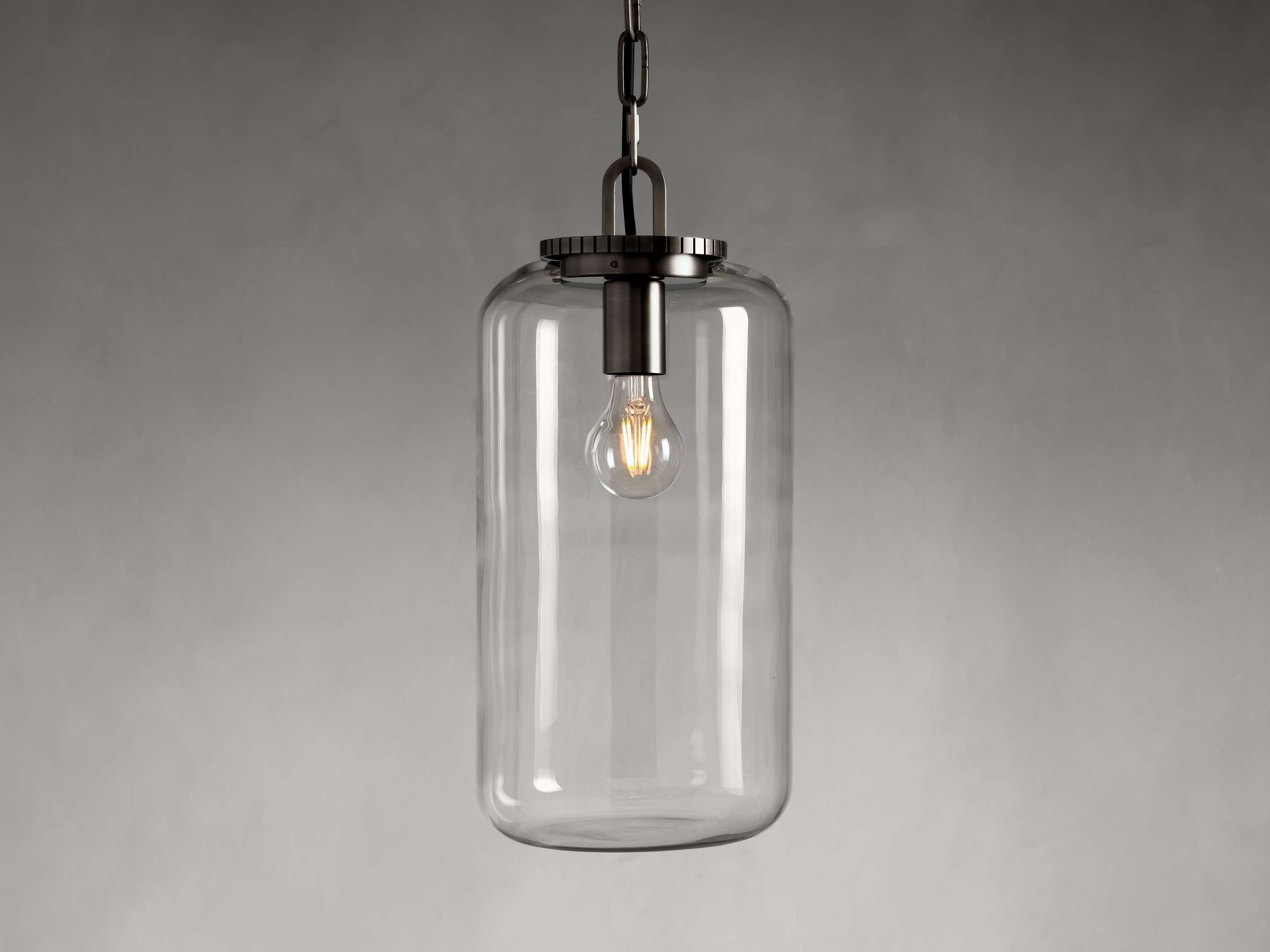 Wescott Cylinder Pendant with Bronze Chain