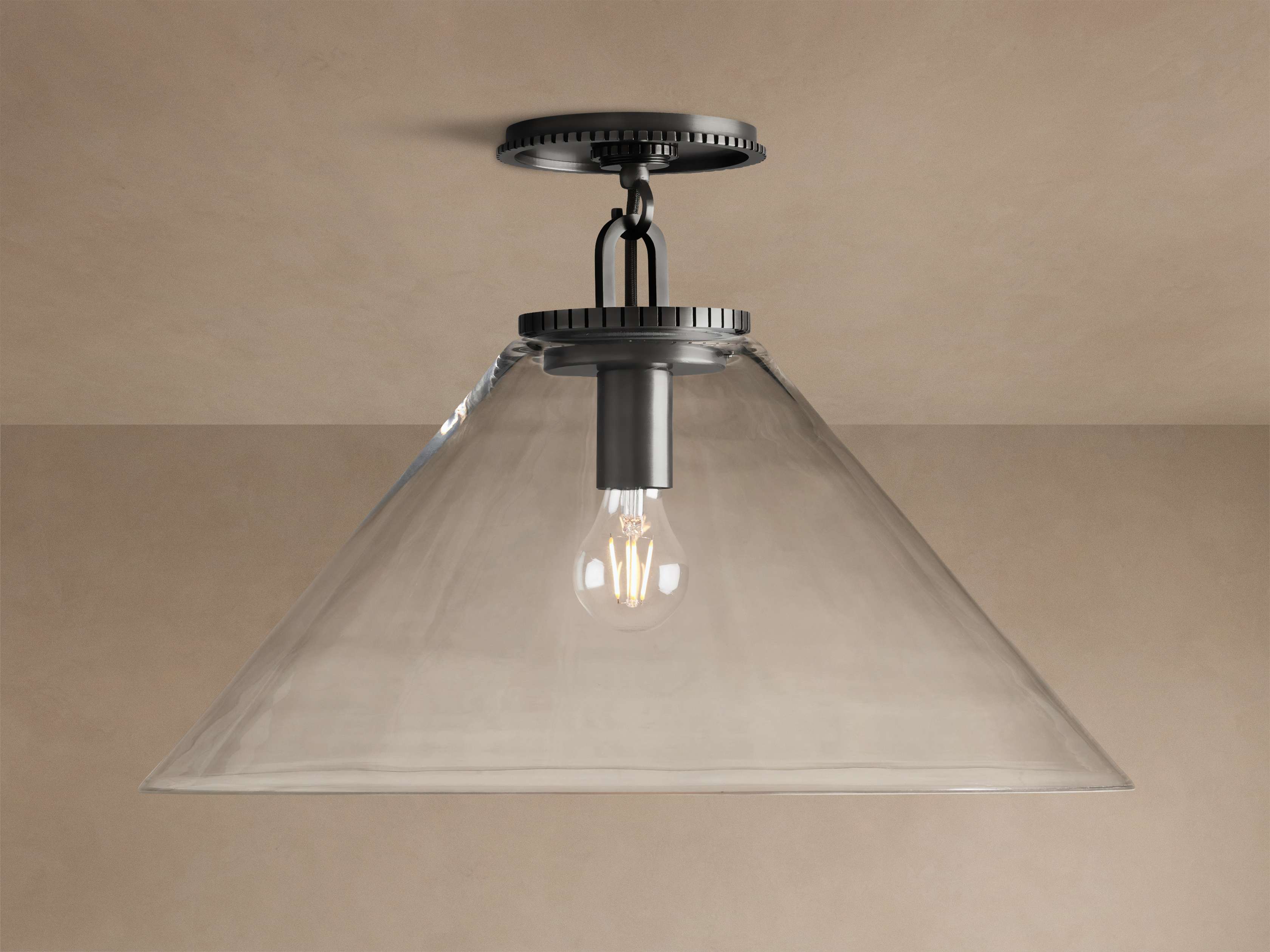 Wescott Cone Flush Mount